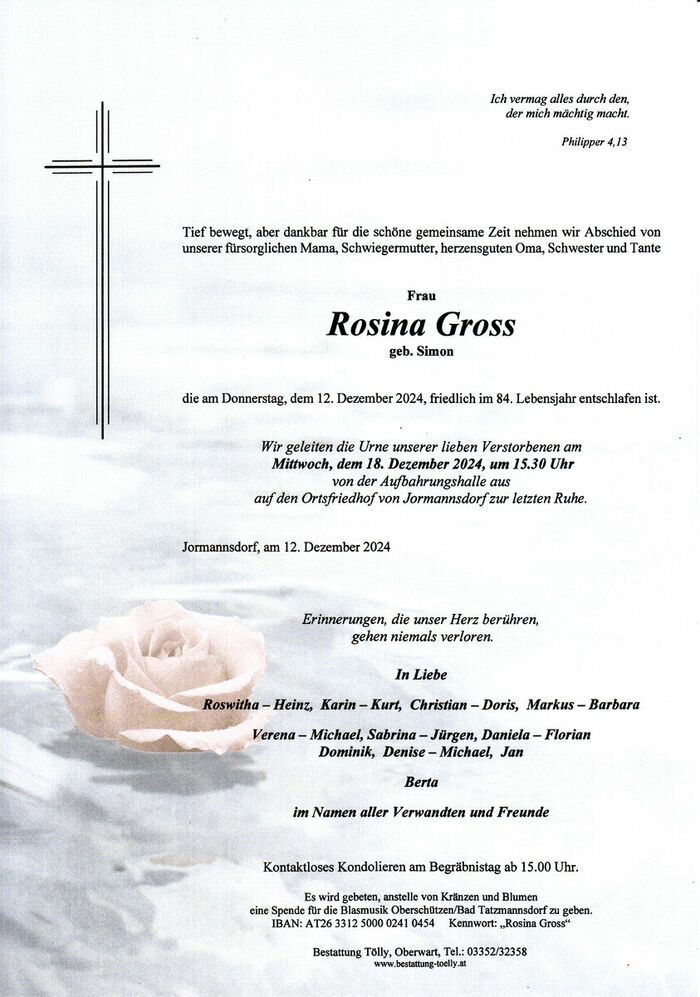 Parte Rosina Gross