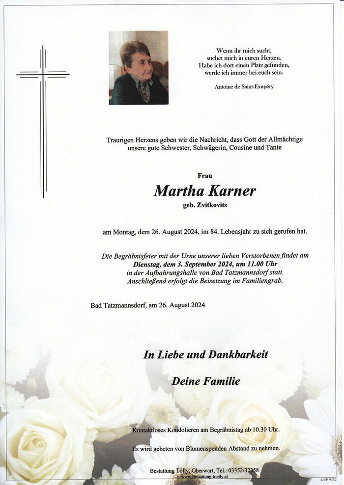 Parte Martha Karner