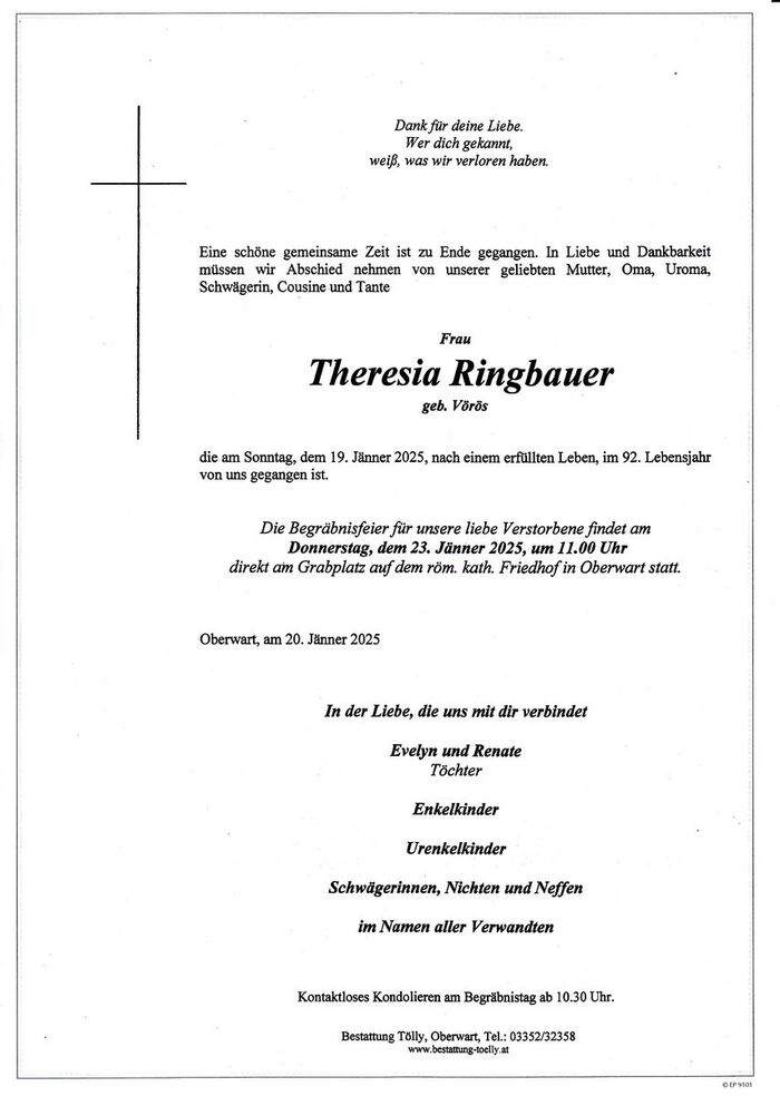 Parte Theresia Ringbauer